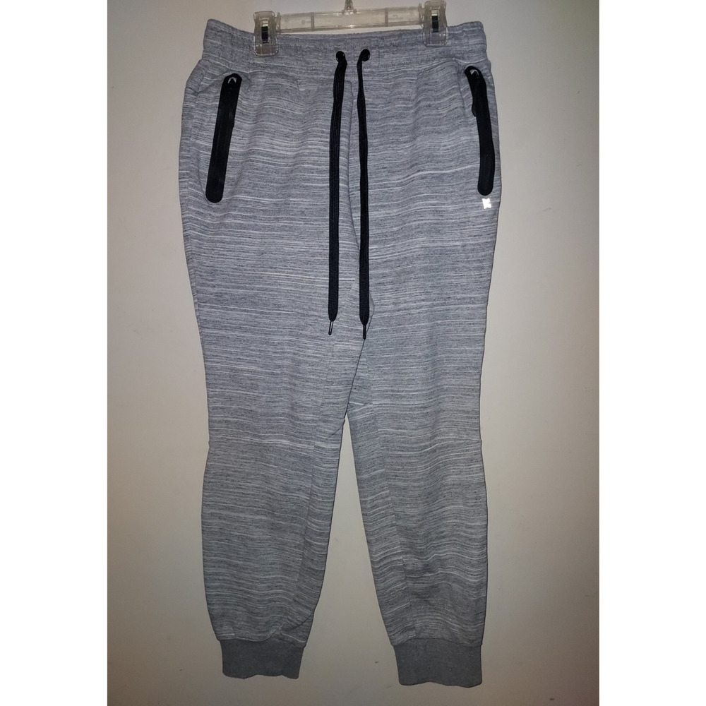 KYODAN Men’s Sweatpants Medium Joggers Pockets Drawstring Athletic Gray